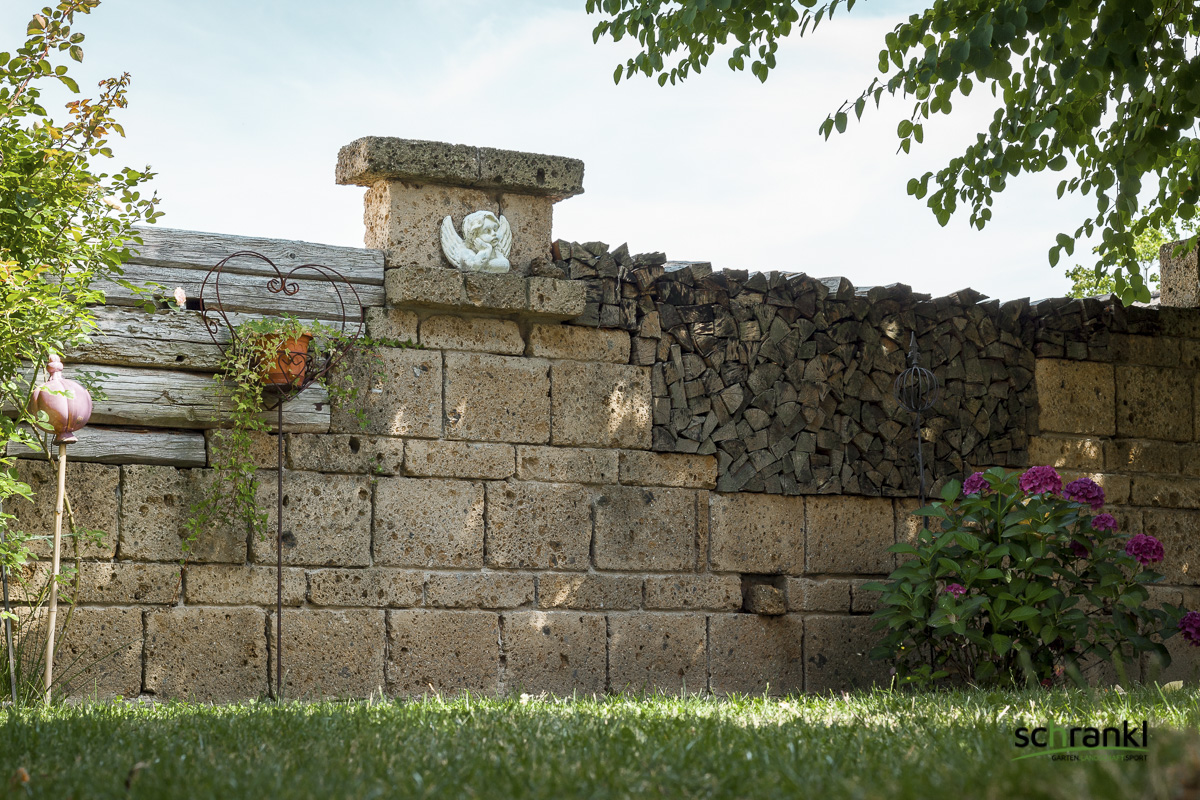 Natursteinmauer Schrankl Gartenbau Bild Natursteinmauer